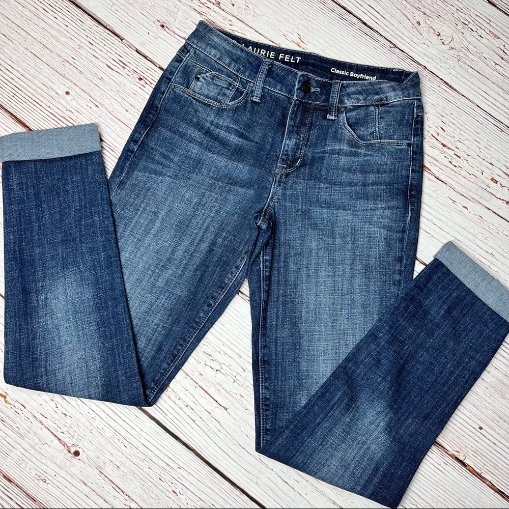 Laurie Felt Classic Boyfriend Jeans